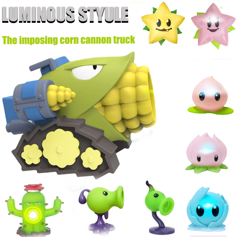 

1PC Plant vs. Zombies glowing soft rubber plant bags frozen raw lettuce firecracker corn shooter