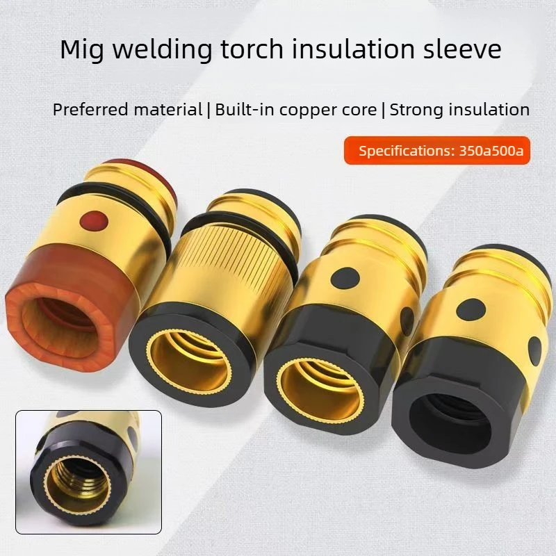 

Two welding insulation sleeve 350a500A welding gun insulation gas welding machine accessories nozzle joint two Panasonic