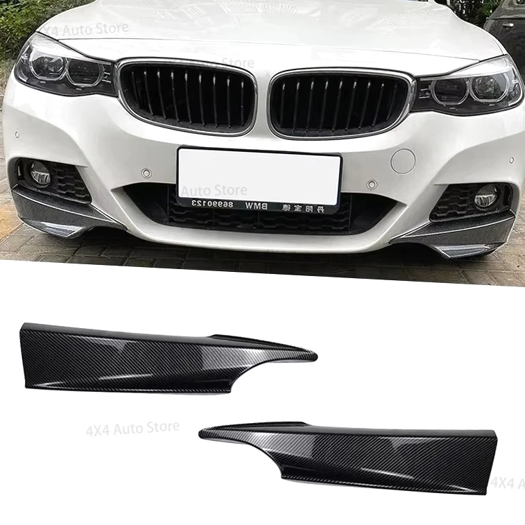 

For BMW 3 Series GT F34 320i 325i M Sport 2014-2019 Front Bumper Lip Angle Diffuser Side Splitter Spoiler Protector