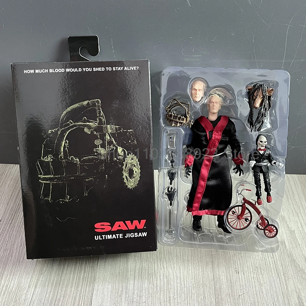 Anime Saw Jigsaw Red Robe Action Figure Black Robe GK Statue Manga Deluxe Figure Halloween Birthday Gifts Toys Model Doll view 5