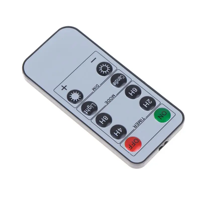 LED Candle Remote Control 10-Key Wireless Battery Operated Timer Function Flexible Lighting for Home DecorHot