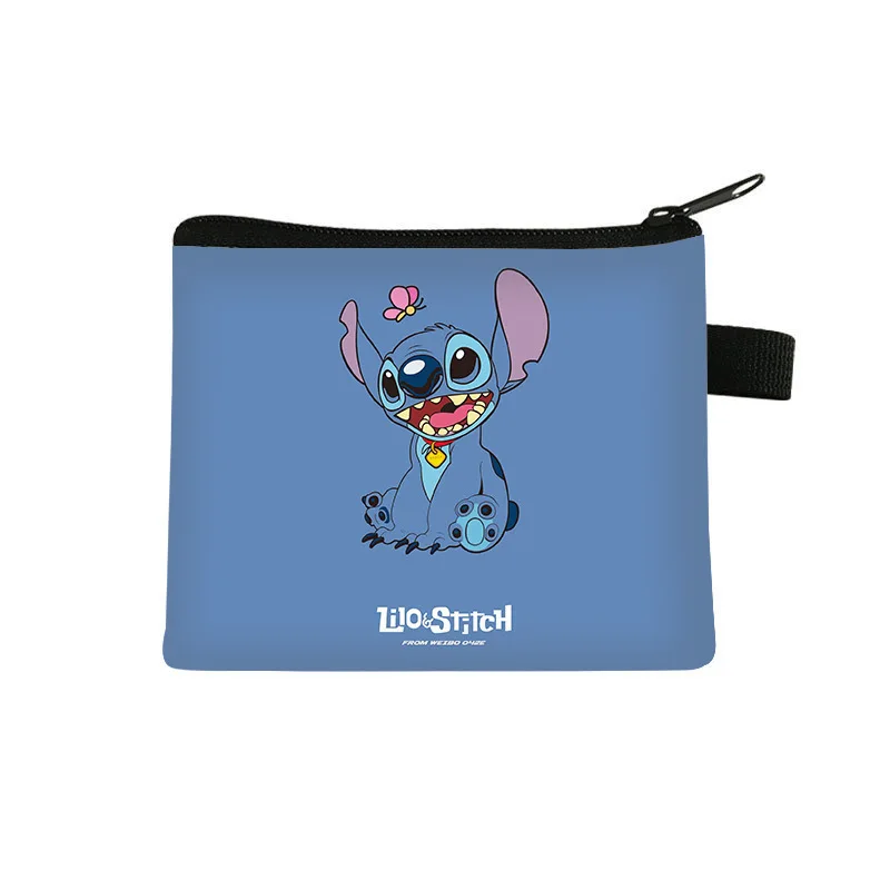 Disney Stitch Cartoon Coin Purse for Kids Children Boys Girls Elementary Students New Cute Fashion Storage Bag Daily Use