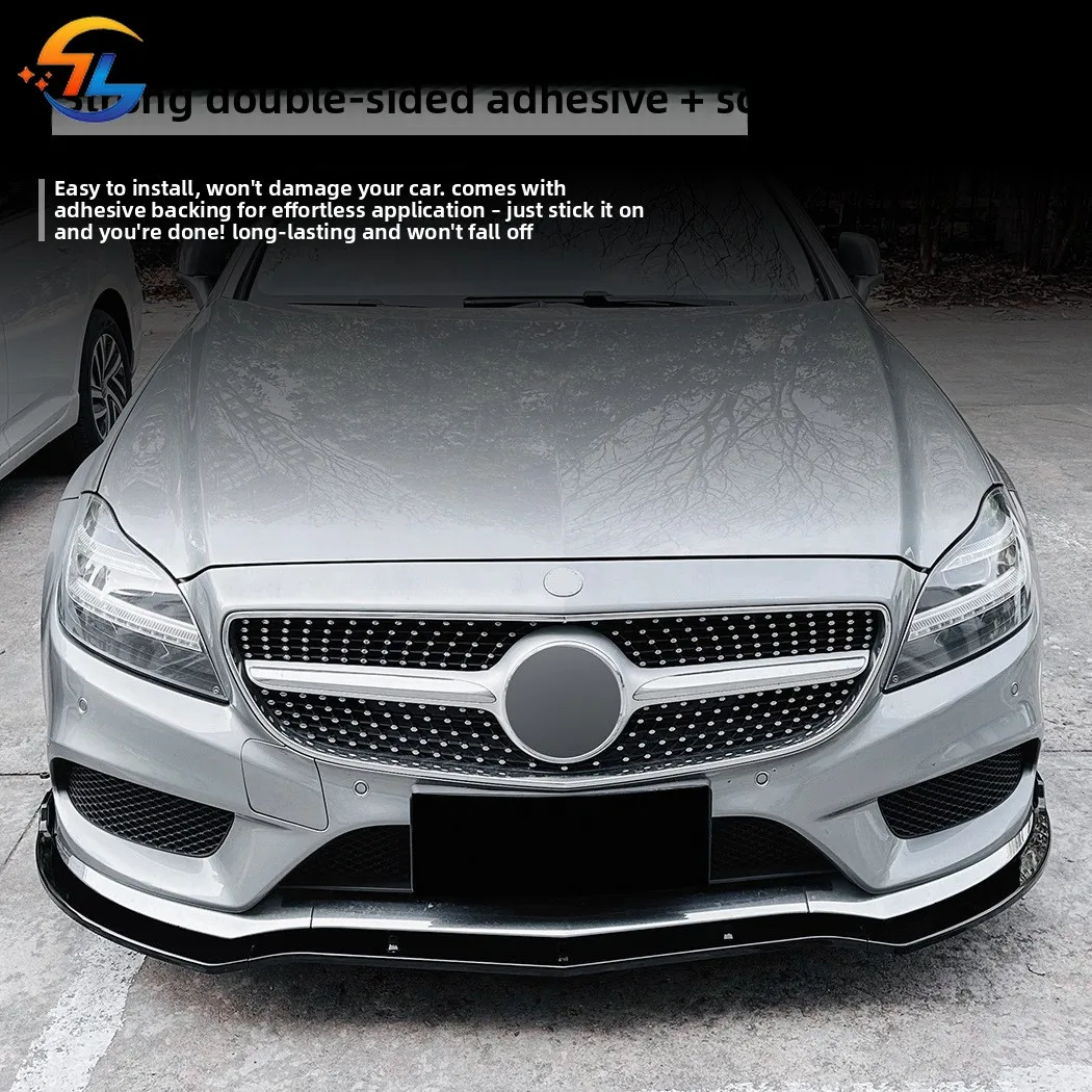 لسيارة Mercedes-benz Cls Class C218/x218 2014-2017 النسخة الرياضية شفة أمامية مجرفة أمامية تعديل سبويلر محيطي #3