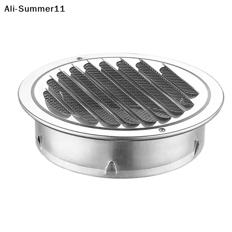 【Gt1】【A73】 1Pc 70-300mm Round Steel Air Vent Grille Insect Protection Home Exterior Wall Ducting Ventilation Tools Exhaust Hoods