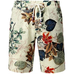 Flowers Tree Leaf 3d Printed Shorts For Men Fashion Casual Oversized Beach Short Hawaii Clothing Vacation Colorful Short Pants