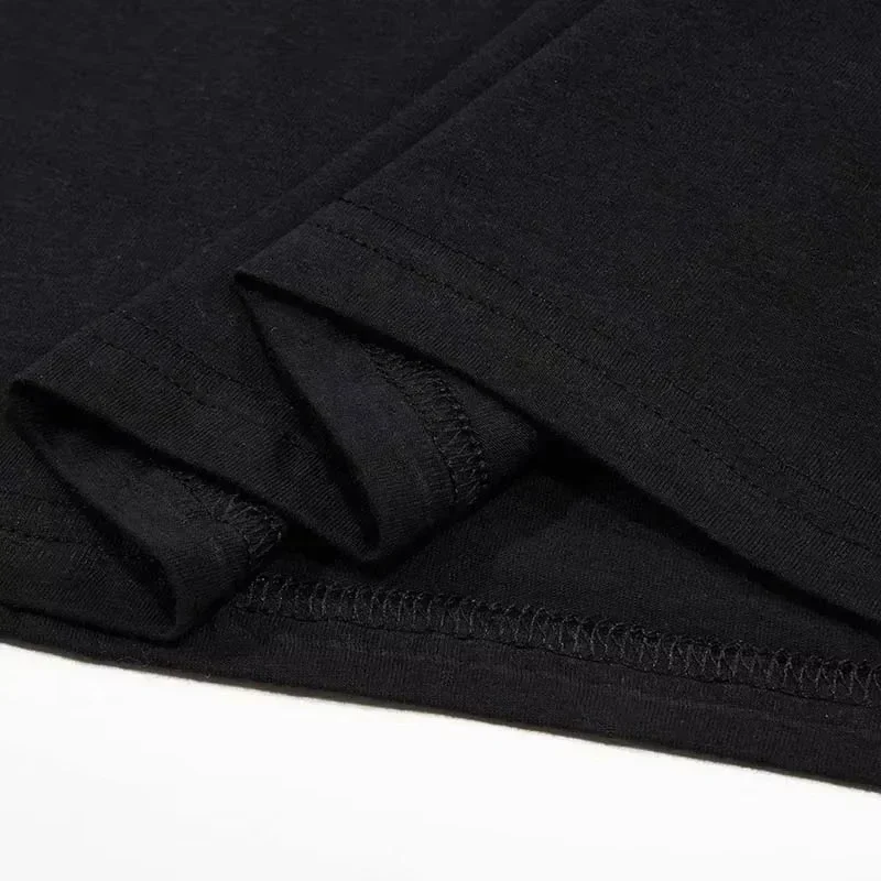 تي شيرت رجالي صيفي قطني عصري كاجوال فضفاض مقاس كبير بنمط ميلانو إيطالي مطبوع رياضي برقبة دائرية وأكمام قصيرة