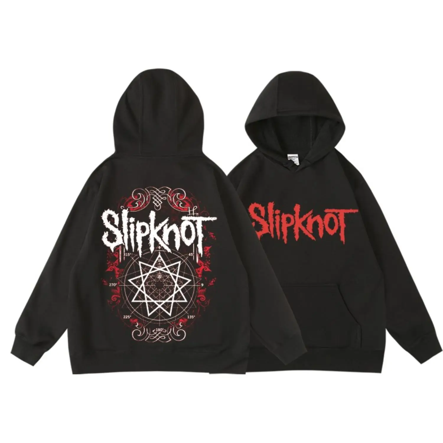 حار Slipknot روك باند الرجال مقنعين البلوز 2026 الخريف الشتاء الراقية الفاخرة هي لكل من الرجال والنساء