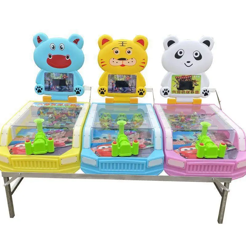 

Plastic pachinko machine park square new children's play red chassis stall night market launch