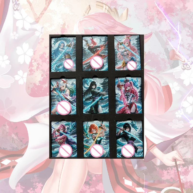 Anime Goddess Story Nami Boa Hancock Yamato Vinsmoke Reiju Nico Robin Kalifa Perona Shirahoshi Nefertari D Vivi Collectible Card
