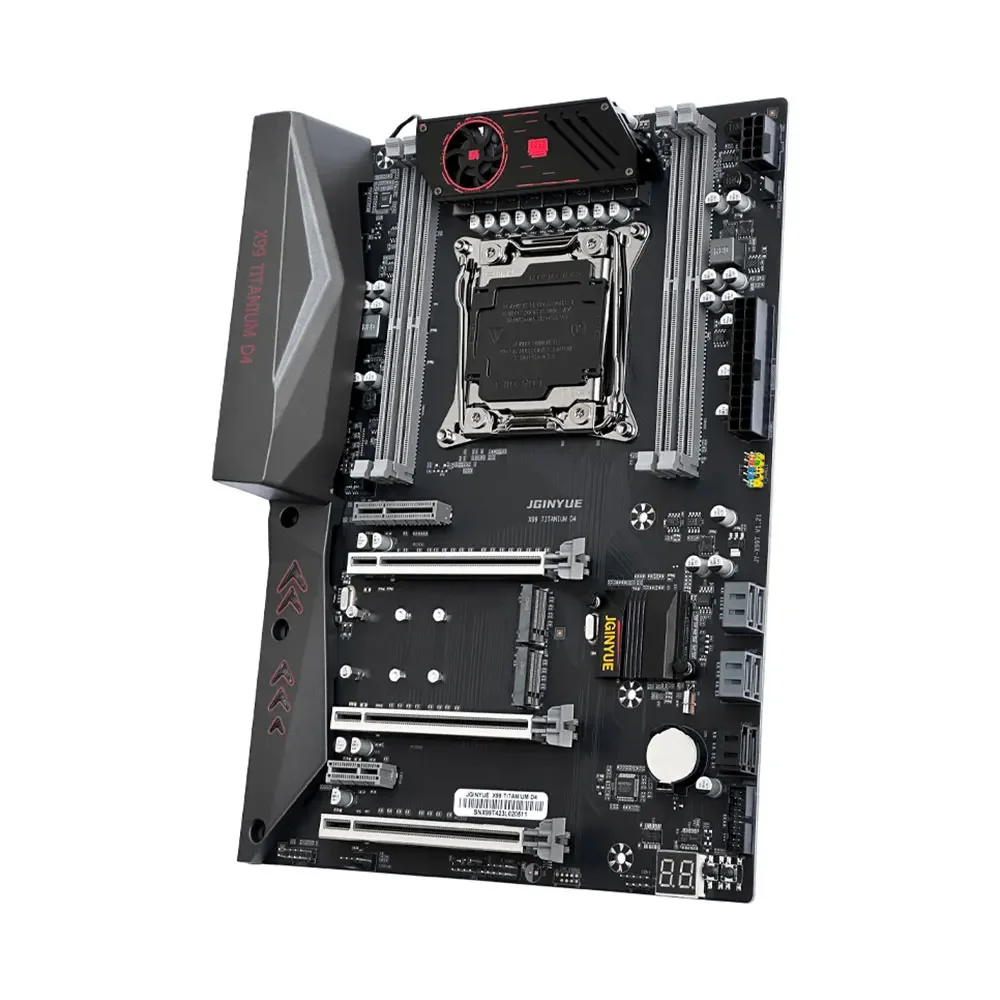 طقم أم تيتانيوم X99 ، لوحة أم Intel LGA-3 ، E5 2680V4 CPU ، 2x16GB ، 32GB ، Mhz ، DDR4 S ، M.2 ، NVME ، SATA ، USB ، Server #2