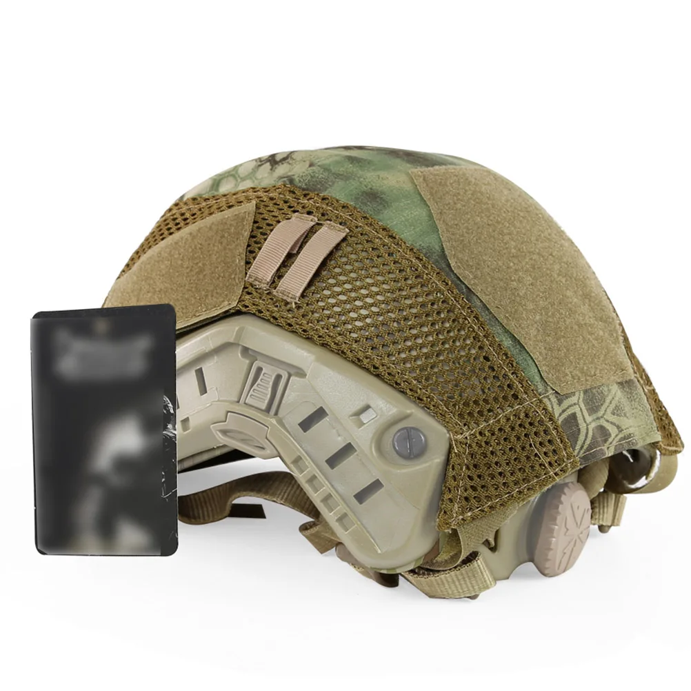 

1Pcs Stylish Camouflage Protective Helmet Cover Durable Airsoft Military Gear for Hiking Climbing Gym Activities