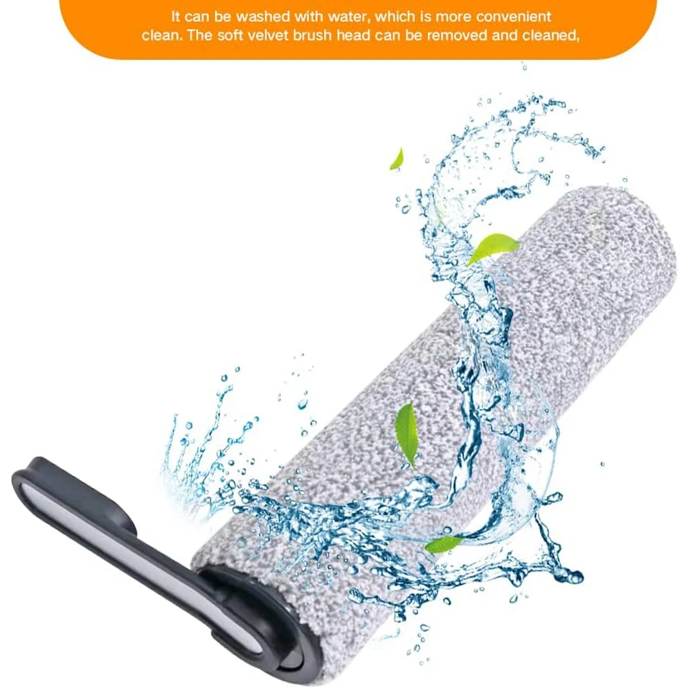 فرشاة الأسطوانة الرئيسية البديلة لملحقات المكنسة الكهربائية الرطبة والجافة اللاسلكية Tineco Floor ONE S5 Combo # ABGP