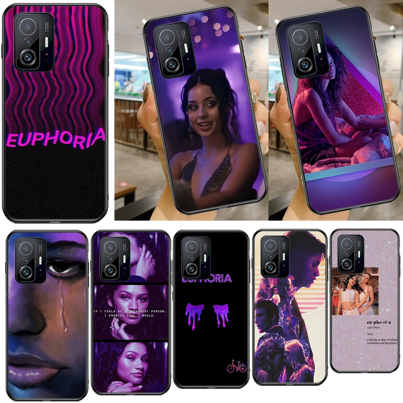 American TV Series Euphoria Luxury For POCO X3 Pro F3 M3 M4 X3 GT Phone Case For Xiaomi 11T Pro 10T 9T Mi 11 Lite Ultra Cover