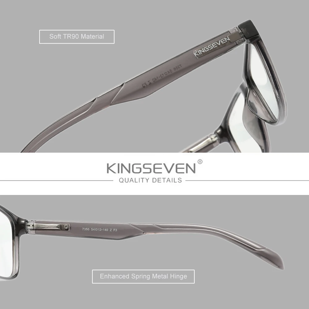 نظارات KINGSEVEN لحجب الضوء الأزرق للرجال والنساء، نظارات عصرية لتخفيف التعب، نظارات واقية مضادة للأشعة الزرقاء #4