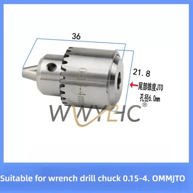 JTO 0.15‑4.0mm Micro Key Drill Chuck Precision Rotating Head Replacement Part Fit for Mini Drilling Machine Accessories