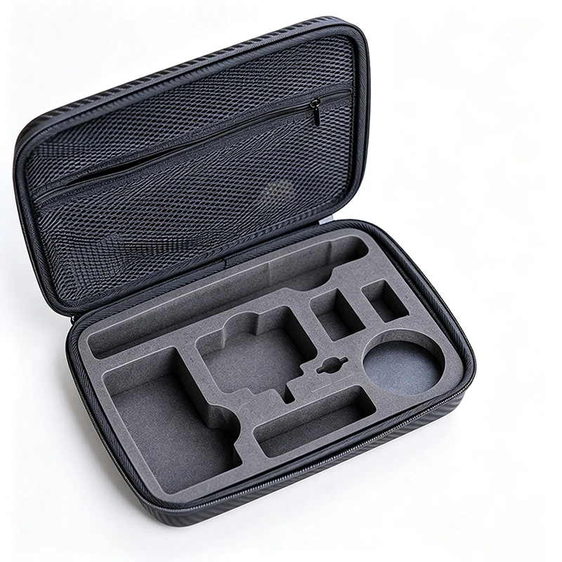 Portable Case PU Waterproof Moisture-proof Box EVA Shock Absorption Handbag for DJI Osmo Action 3 / 4 / 5pro / Action 6 Camera