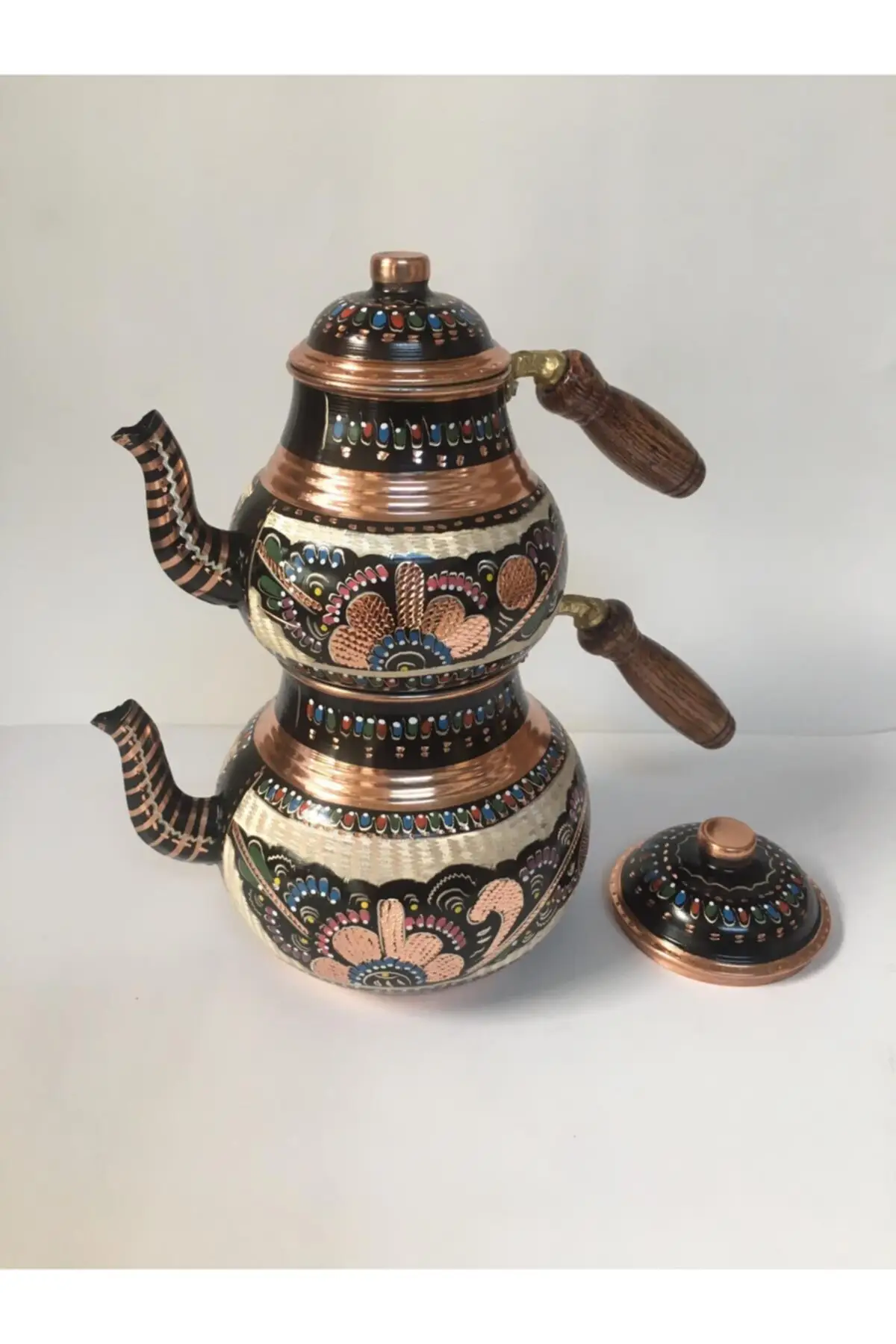 

DOLBOVI copper embroidered Mine teapot No2 2 Lt Cooper Tea Pots Handmade