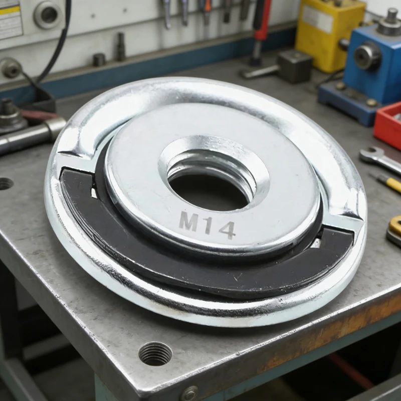 1PC M14 Flange Nut For Angle Grinder Self-locking Pressing Plate Quick Release Clamping Chuck Tool Parts