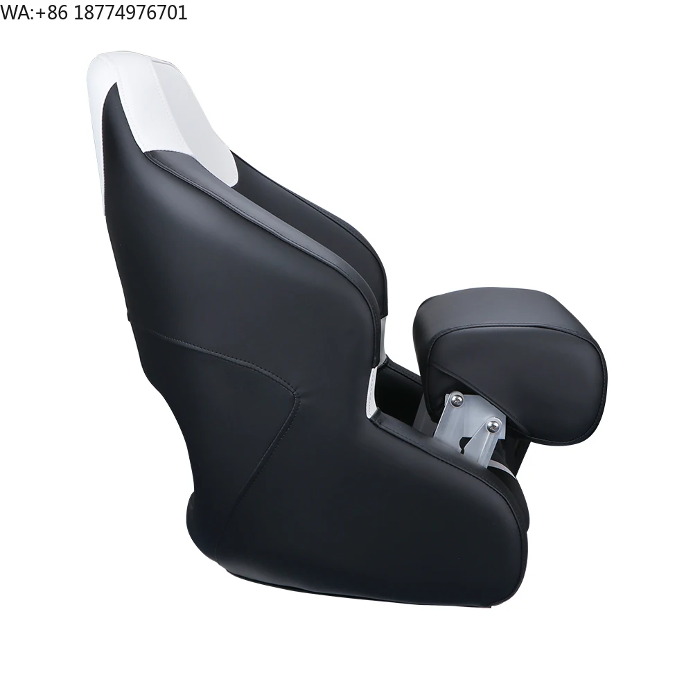 Uv Resistant Luxury Marine Folding Boat Seat Boat Upholstery Seat Deluxe Helm Flip up Bolster Seat