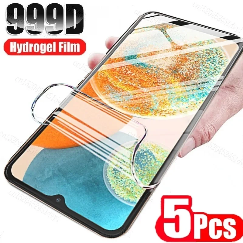 5PCS Hydrogel Film for Samsung Galaxy M04 M14 M54 M34 5G Screen Protector M53 M33 M23 M13 4G M52 M32 M12