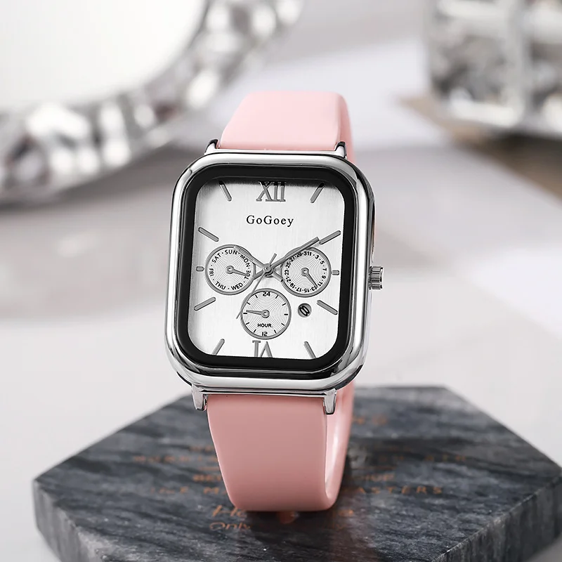 جديد أزياء السيدات الرجال ساحة ووتش أنثى كوارتز ساعة اليد دروبشيبينغ Reloj De Mujer