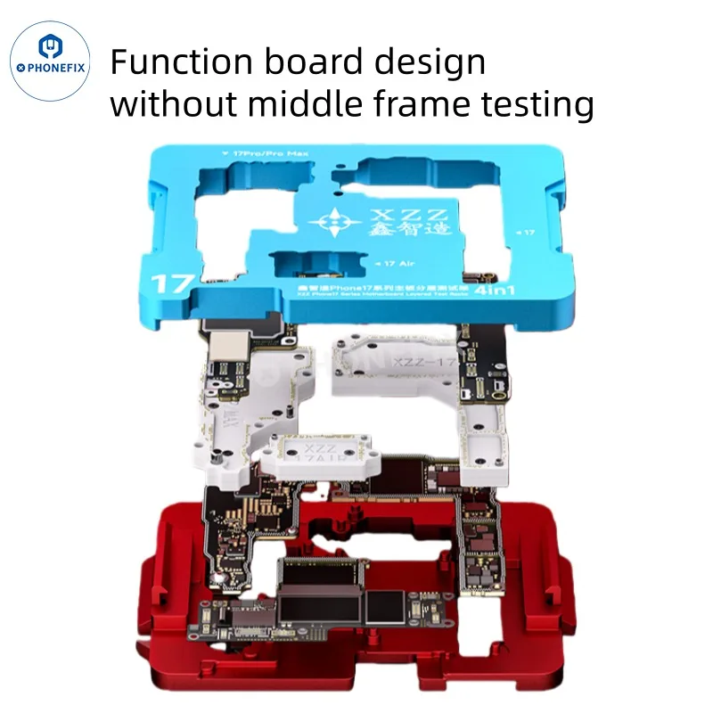 XZZ Phone X-17 Motherboard Delamination Test Frame for IP X- 17 PRO MAX/ Air Mainboard Layered Function Detection and Repair