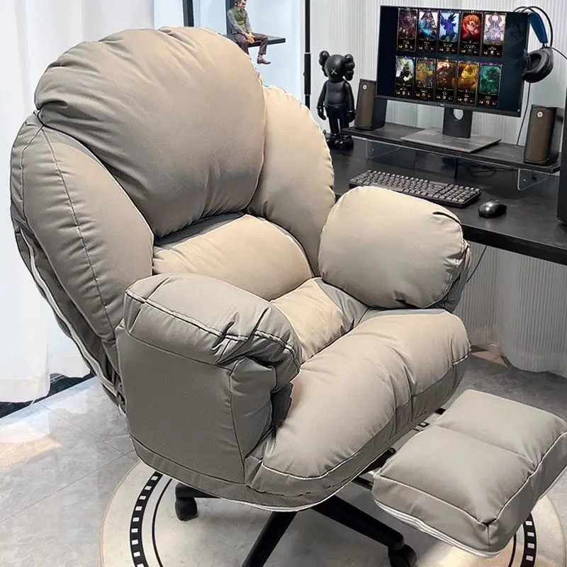 AOLIVIYA Gaming Chair Gamer Computer Chair Office Desk Chair Lazy Sofa Reclining Bedroom Backrest Comfy Study Seat