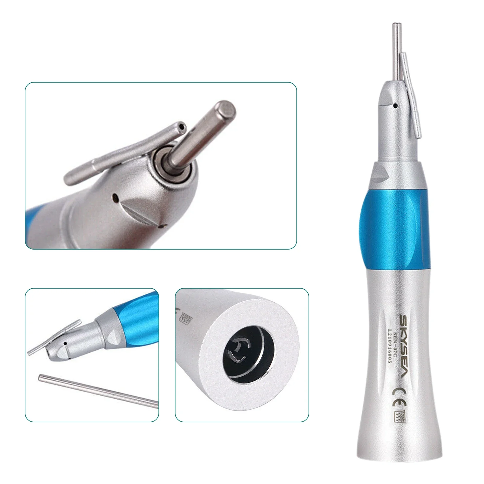 Dental 1:1 Surgical Straight Handpiece With External Irrigation Pipe Fit NSK