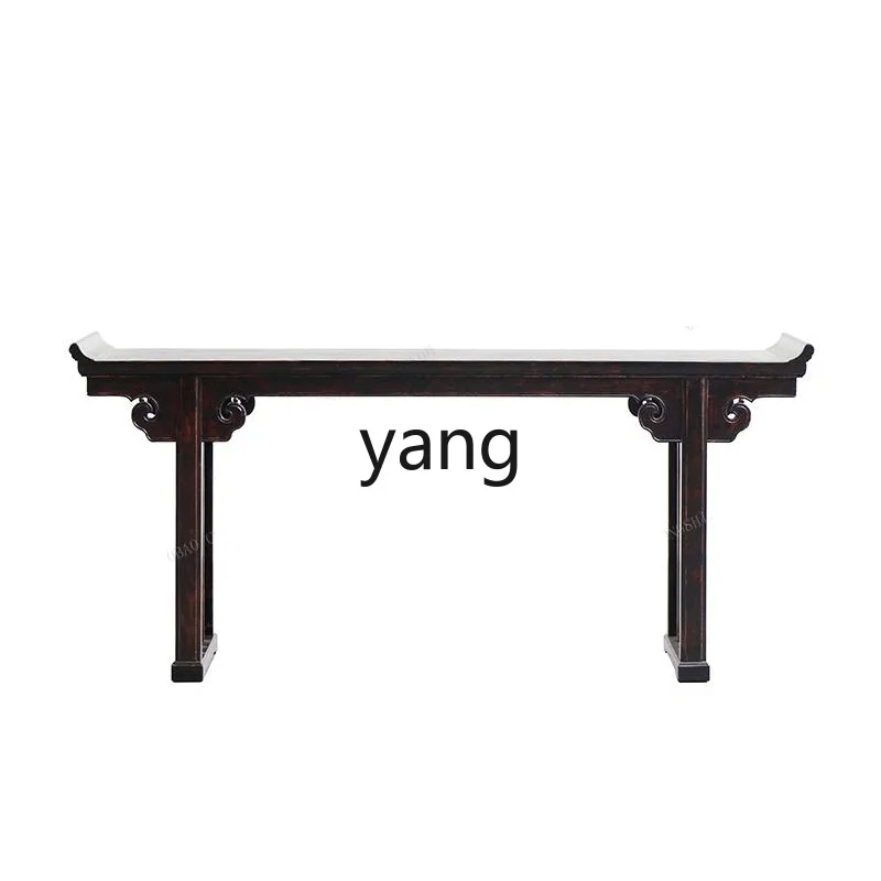 

LMM new Chinese furniture strip case, a few antique solid wood simple table strips beside the entrance