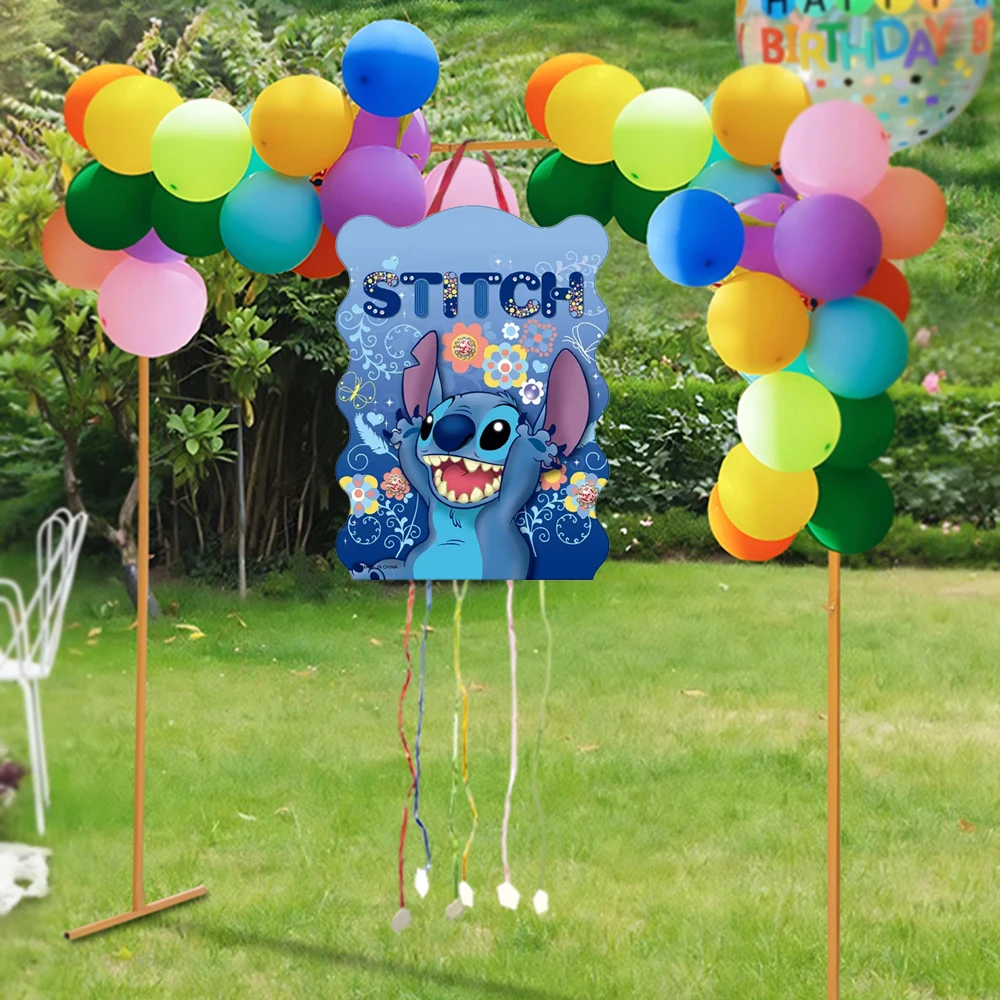 الأزرق الوردي غرزة تحت عنوان بيناتا ديزني آنا إلسا ماكوين سيارة موانا قصة لعبة الأسد الملك بيناتا زينة حفلة عيد ميلاد