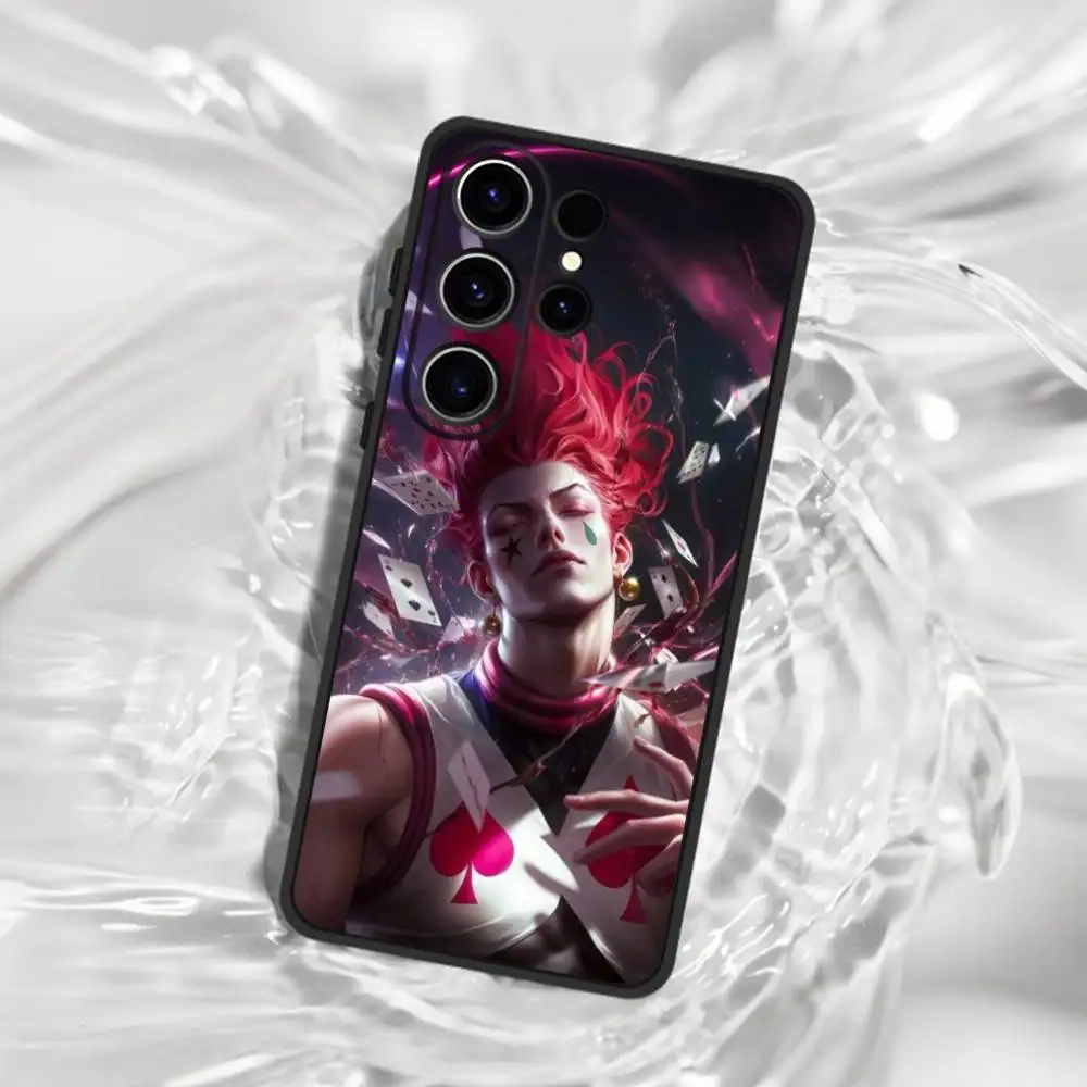 Custodia per telefono Hot Anime HUNTER-HUNTER per SamsungS25,24,21,22,23,30,Ultra,20,Plus,Fe,Lite,Note,10, Cover morbida nera