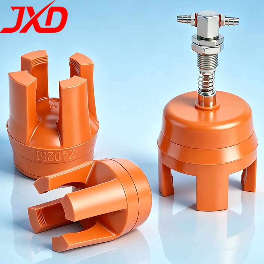 Flexible Robot Gripper, Injection Molding Machine Fixture, Pneumatic Finger Silicone Suction Gripper, 2-Jaw & 4-Jaw Soft Jaws