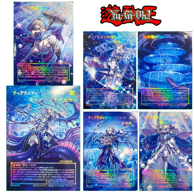 

Карточка Yu-Gi-Oh для самостоятельной сборки из фольги с цветной вспышкой в виде слеазама luluууууукатов, карточные Игрушки для мальчиков, подарки на Рождество и день рождения