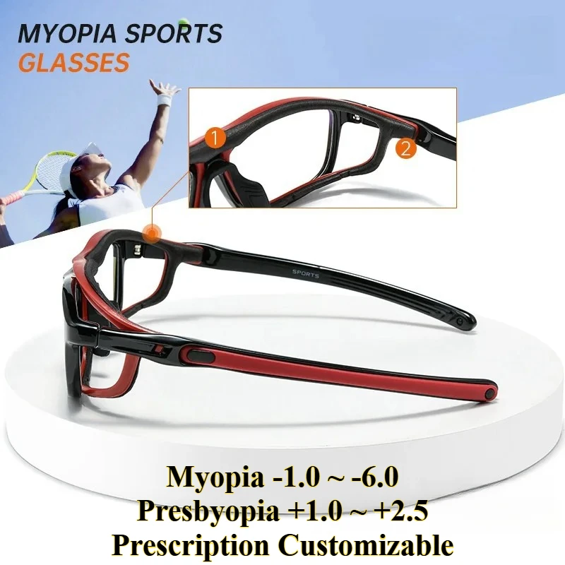 

Ultra-light Sports Glasses Frame Anti-collision Basketball Men's Uutdoor Cycling Optical Customizable Prescription Glasses Frame