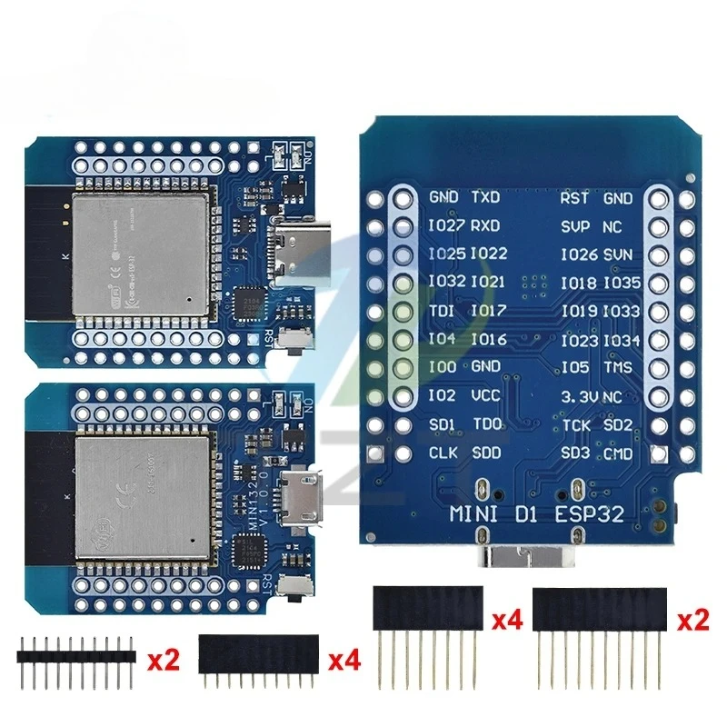 D1 mini esp32 ESP-32 wifi + bluetooth internet das coisas placa de desenvolvimento baseado esp8266 totalmente funcional para arduino esp32