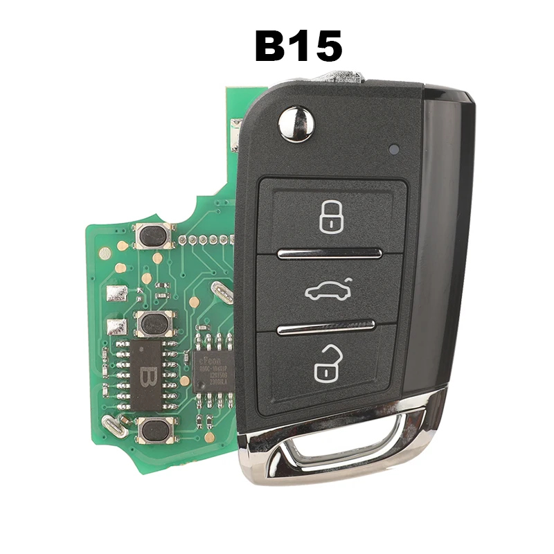 

Jingyuqin B15 B Series 3-кнопочный универсальный KD пульт дистанционного управления для KD900 + URG200 KD-X2 Мини-инструменты для стиля MQB