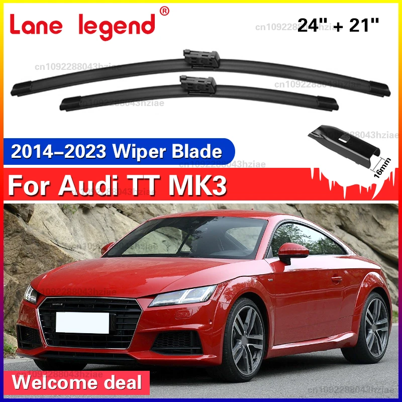 ممسحة الجبهة ممسحة شفرات الزجاج الأمامي نافذة فرشاة 24 "+ 21" لأودي TT MK3 2014-2023 2015 2016 2017 2018 2019 2020 2021 #1