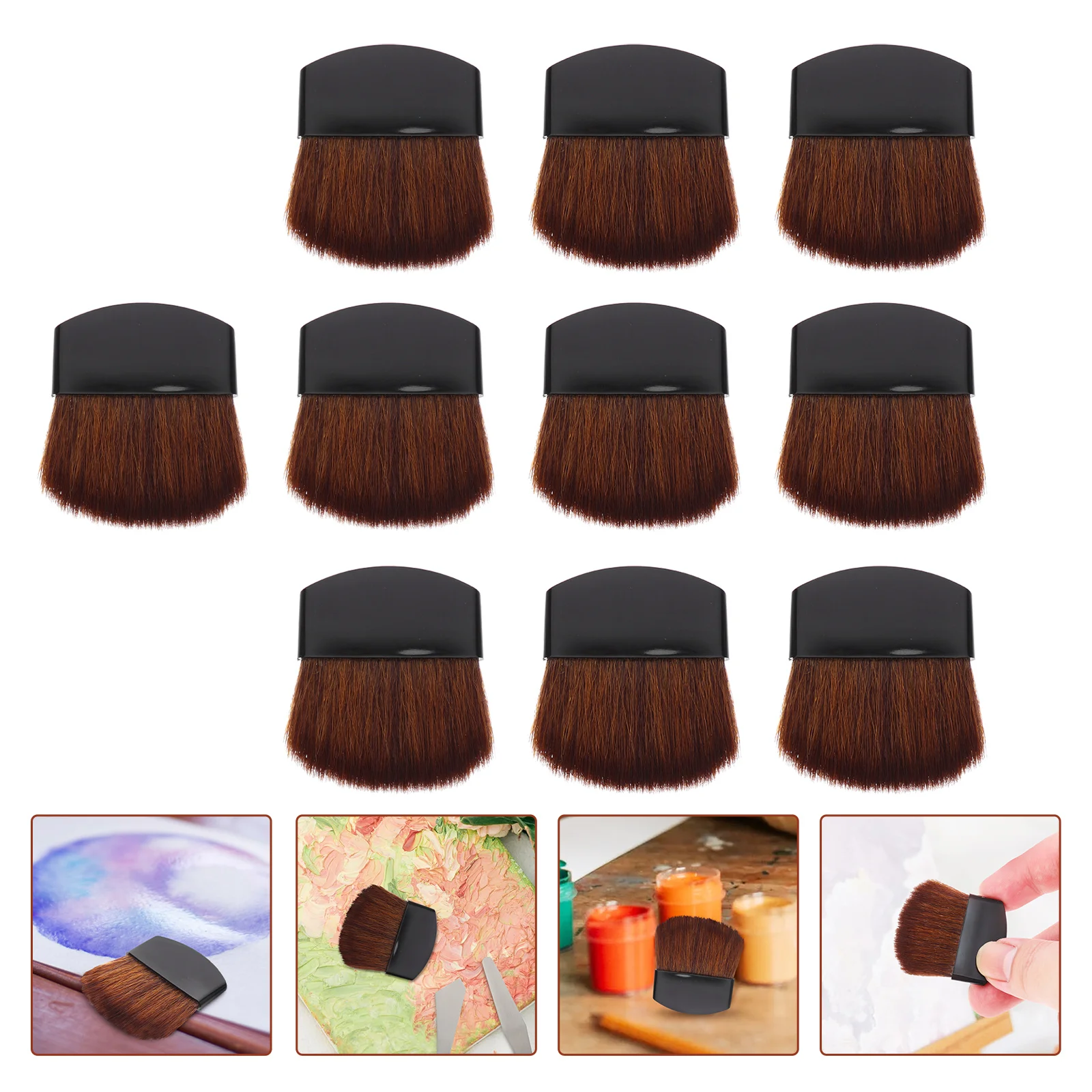 

10Pcs Painting Brush Set Multi-Function Artist Brushes Portable Watercolor Oil Gouache Household Paint Accessory