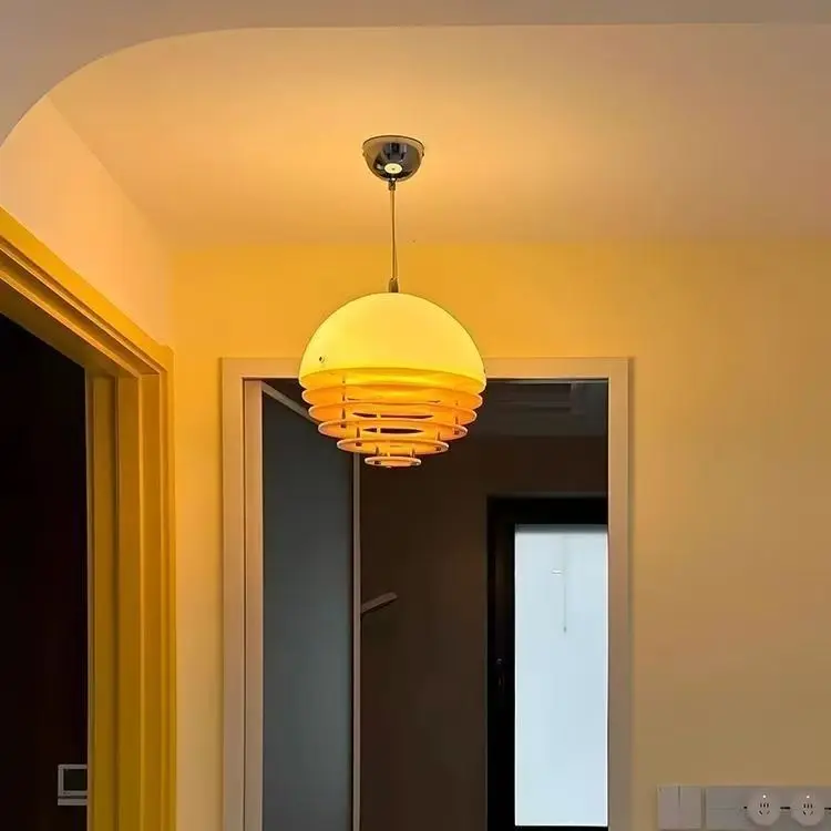 Nordic minimalist designer sunset orange restaurant/bar/island/water bar/bedroom/living room/homestay lighting fixtures