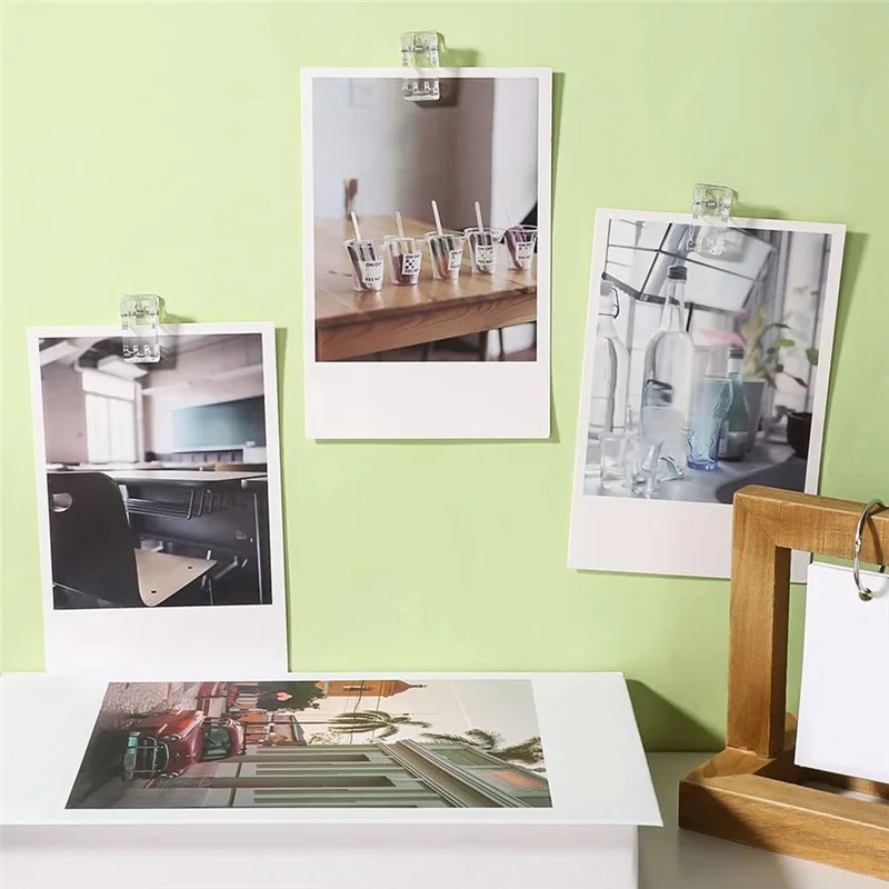 100PCS Tapestry Clips Photo Clips Light Clips For Office Photo Christmas , Clear