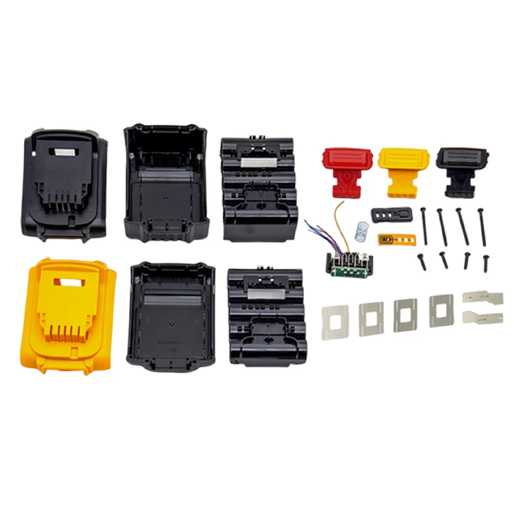 DCB200 Li-ion Battery Plastic Case PCB Charging Protection Circuit Board Box Shell For 20V Battery Power Tools