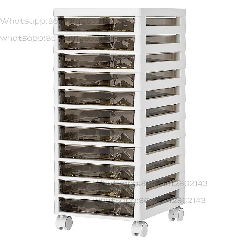 Desk Storage Box Organize File Cabinet Plastic Storage ******der Table Drawer Transparent Box Multi-layer Desktop Shelf