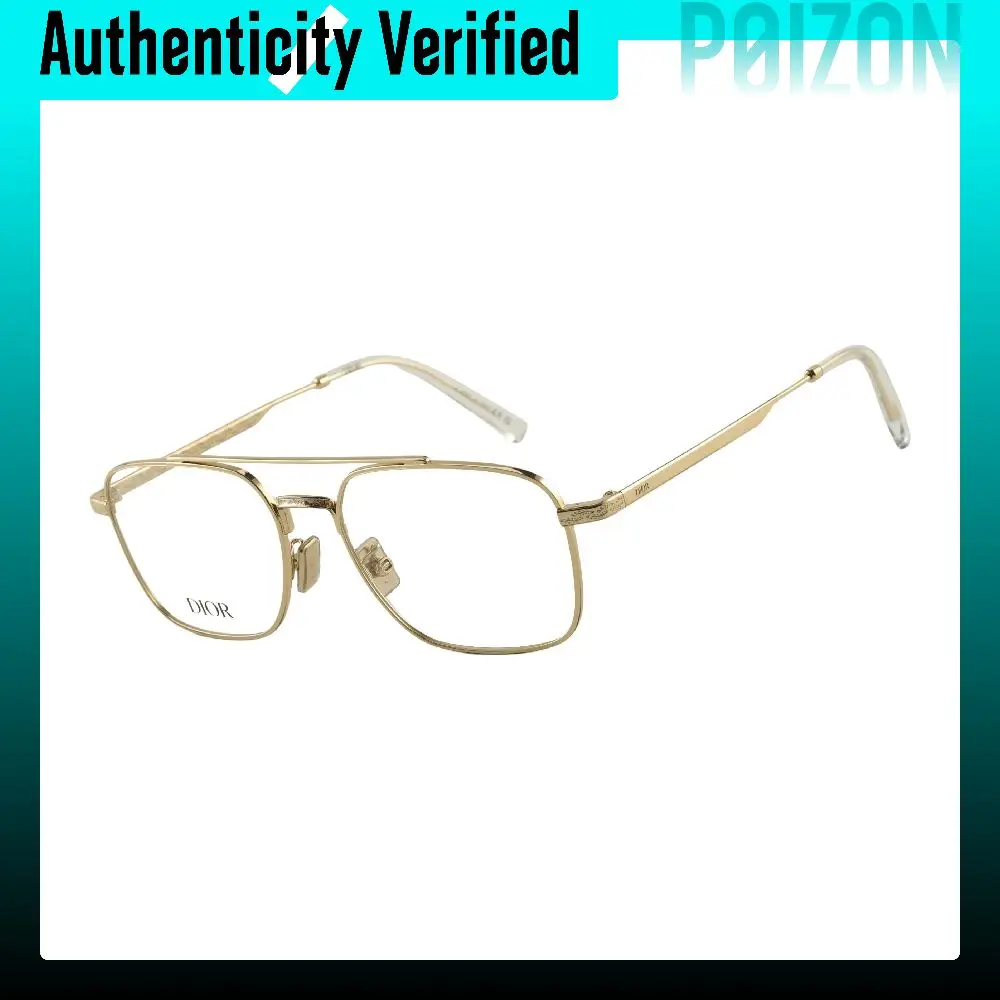 DIOR Metal Aviator Prescription Glasses Unisex Gold DIORBOTANICAO N1U-B000