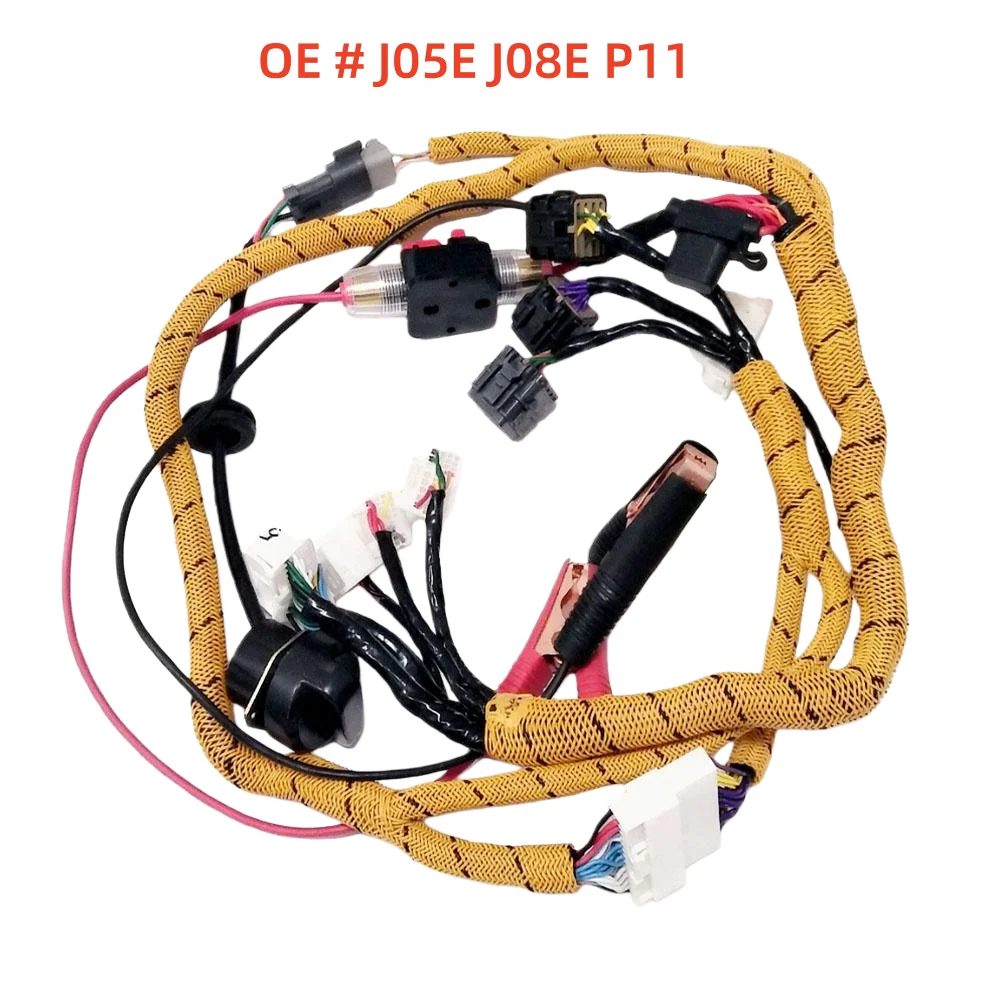 High Quality 3-in-1 J05E J08E P11 Comprehensive Test Wiring Harness Excavator Accessories for Isuzu Engine Diagnostic Test Cable
