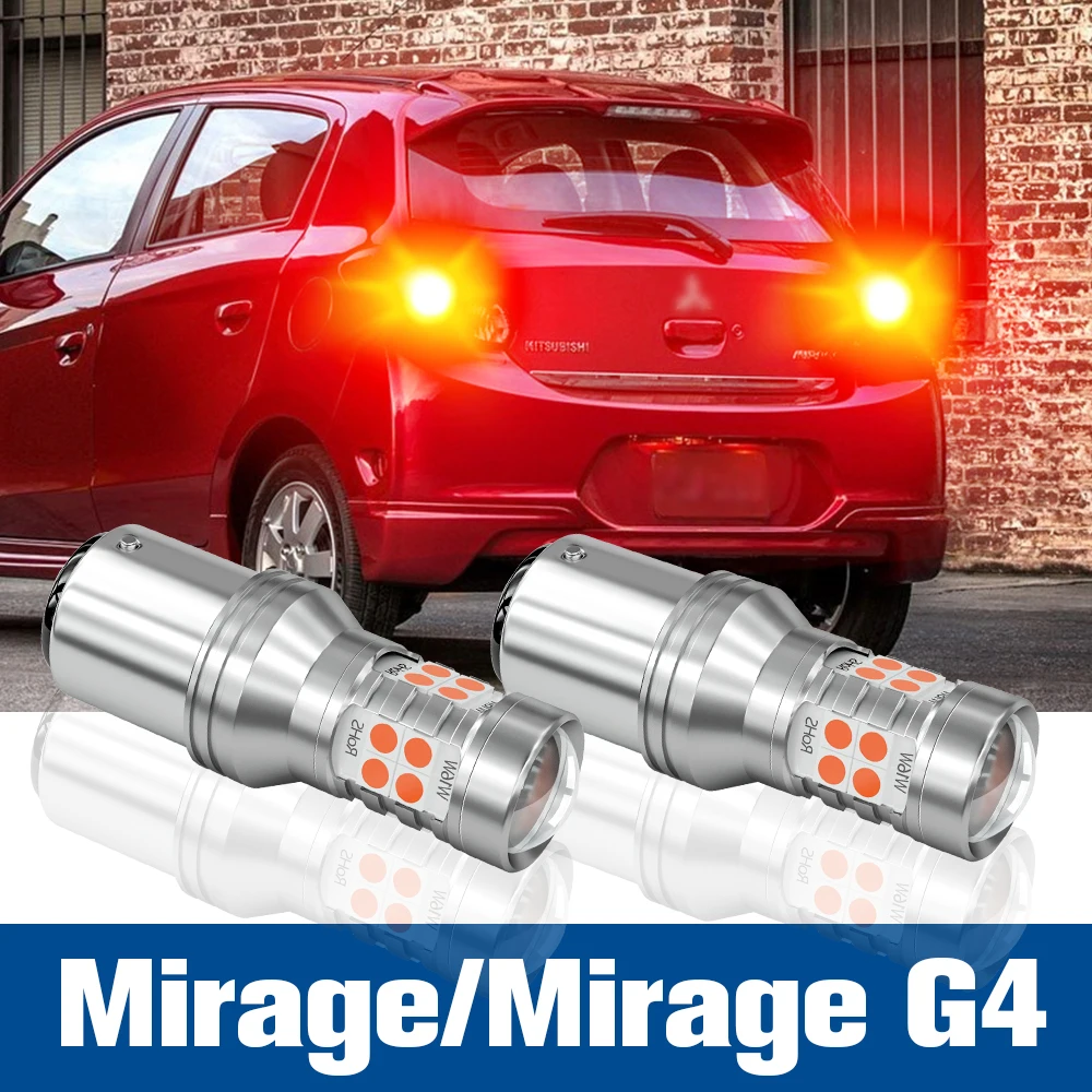 

2pcs LED Brake Light Blub Lamp Accessories Canbus For Mitsubishi Mirage G4 2012 2013 2014 2017 2018