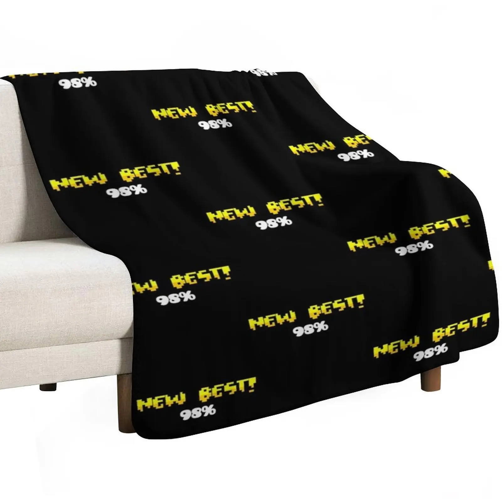 Geometry Dash Rage 98 Throw Blanket Cute Plaid Soft Plush Summer Beddings Bed linens Fashion Sofas Blankets