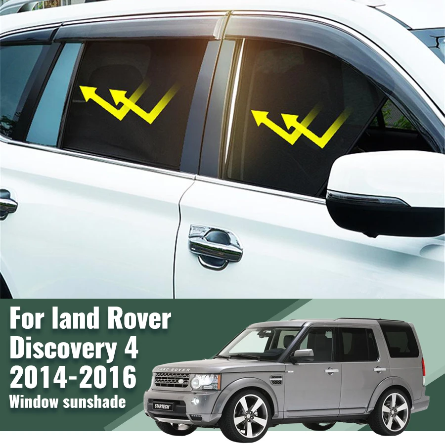 

For Land Rover Discovery 4 IV 2013-2017 Car Sunshade Visor Front Windshield Frame Curtain Rear Side Window Sun Shade Shield