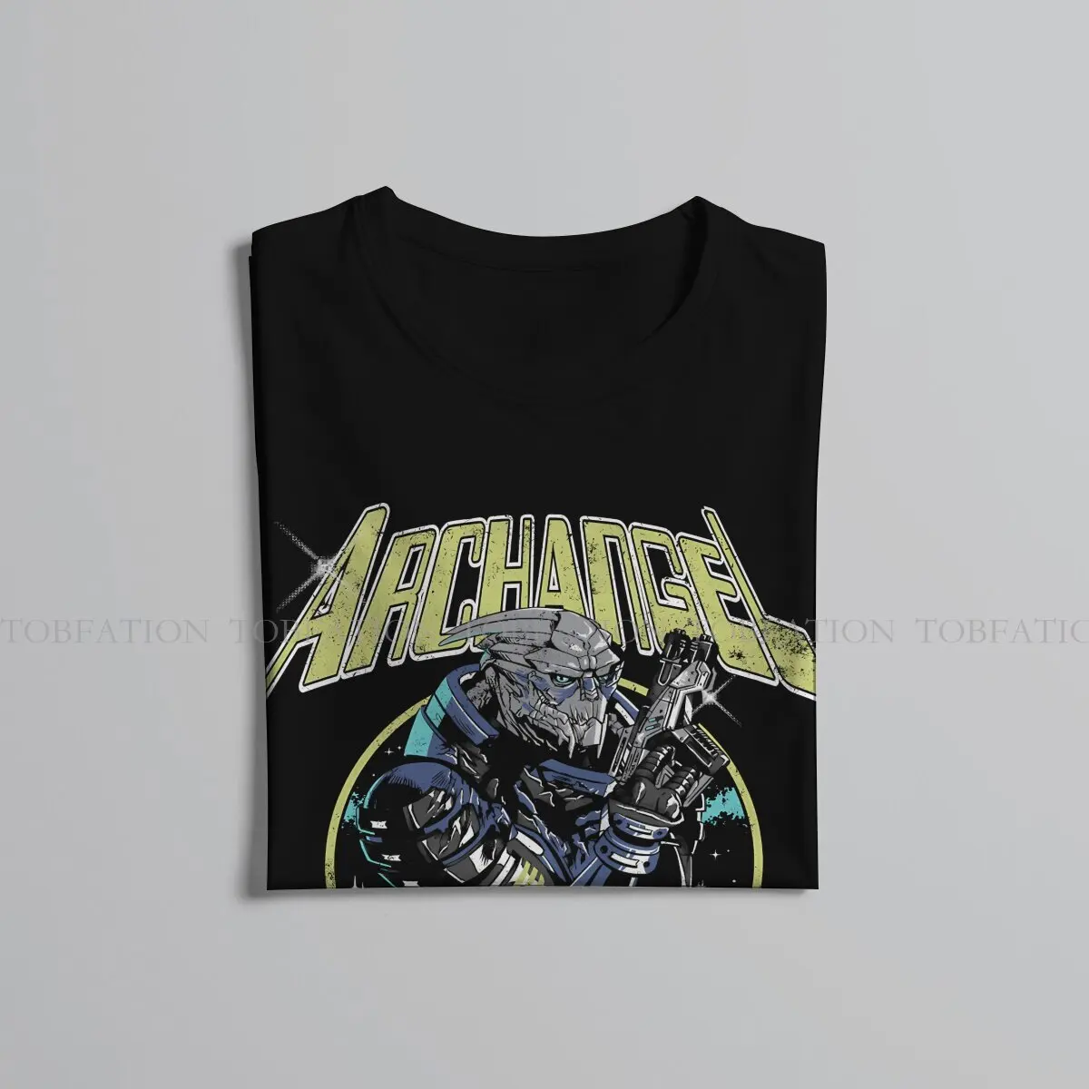 The Vakarian Mass Effect Game Men T Shirt Cotton Grunge Crewneck Tee Shirt Harajuku Tops