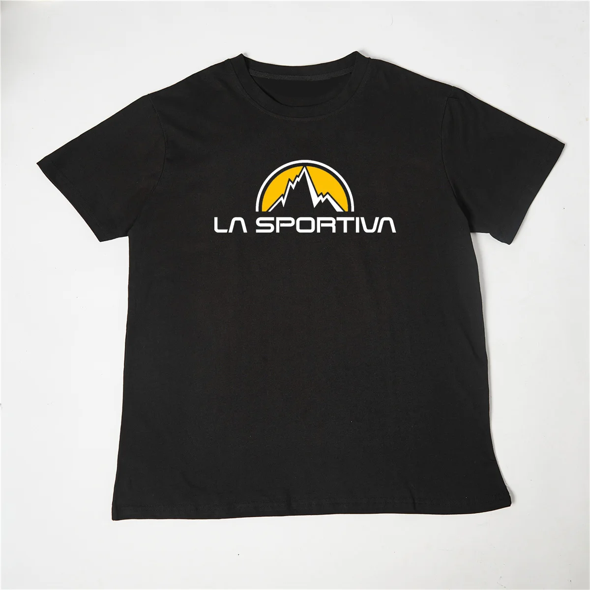 La Sportiva T Shirt Tshirts Men New Summer Short Sleeve Cotton Funny Mans T-shirt