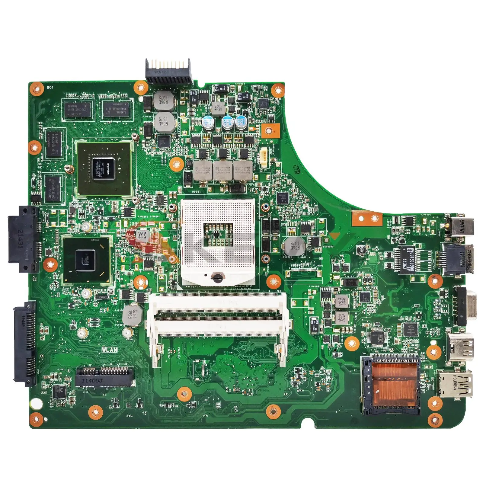 AKEMY K53SV Laptop Motherboard for ASUS K53SV K53SJ K53SM K53SC K53S X53S A53S Mainboard GT540M GT520M GT630M 100% TEST OK